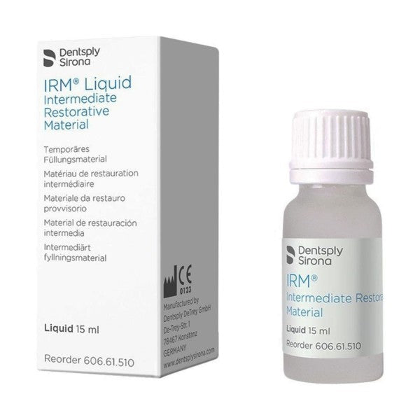 Dentsply 60661510 IRM Intermediate Restorative Material Liquid 15 mL 610004 Dentsply 60661510 IRM Intermediate Restorative Material Liquid 15 mL 610004